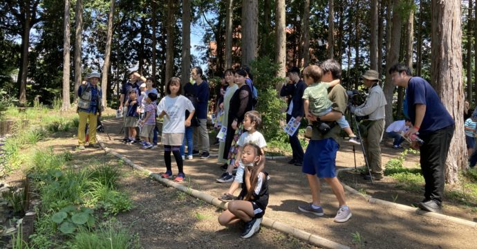 ビオトープ富士で「探鳥会」実施